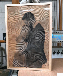 engraved portrait